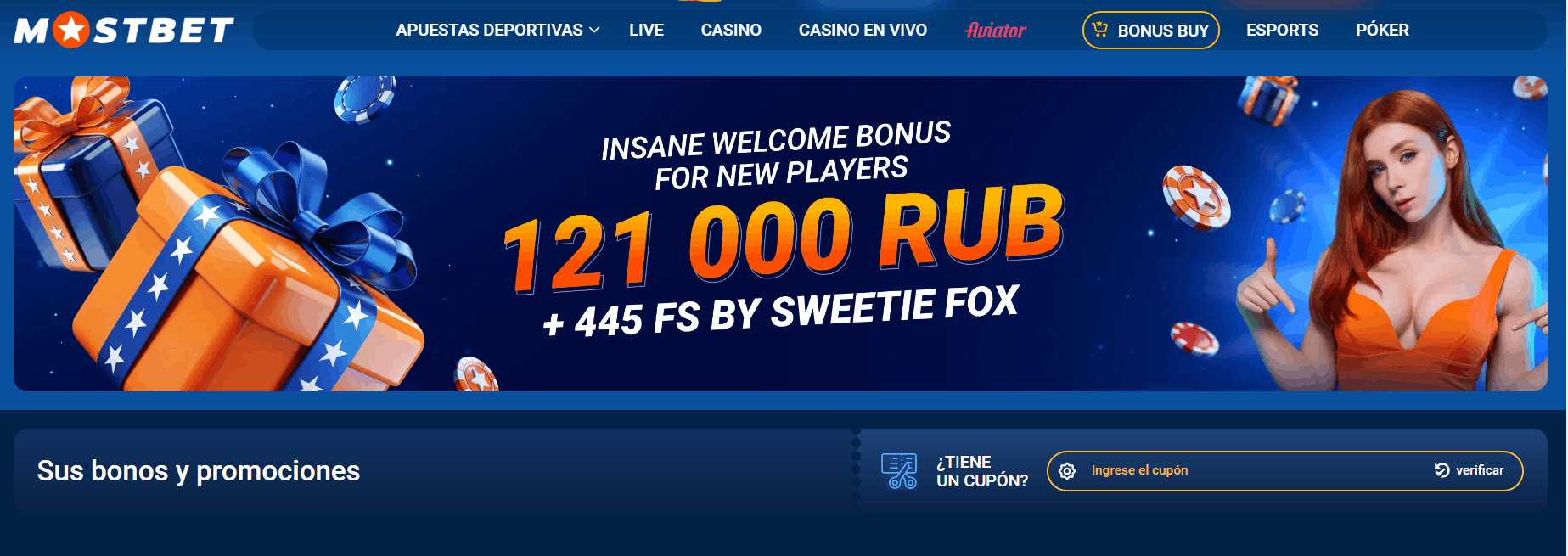 Bonos Mostbet &mdash; 425% + 150 giros gratis