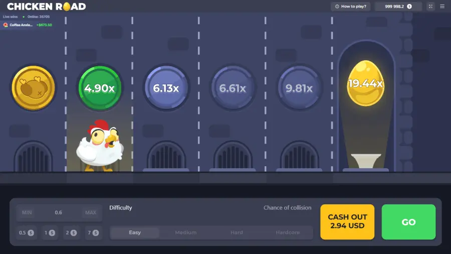 Chicken Road crash game InOut Games Mostbet