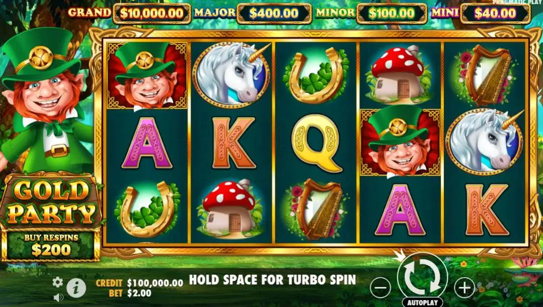 Gold Party slot Pragmatic Play Mostbet